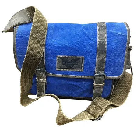 Greenburry Aviator Kuriertasche blue/taupe