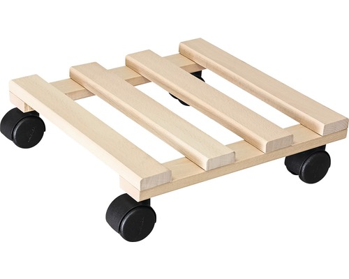Wagner Paletti plantenwagen, beukenhout, 28x28 cm, draagvermogen 100 kg