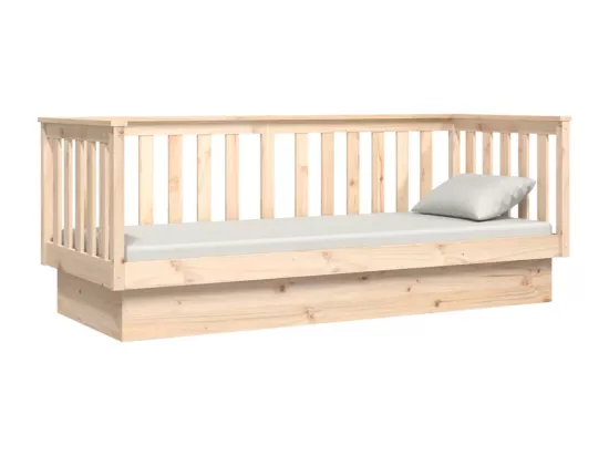 Lit de jour sans matelas 90x190 cm bois de pin massif