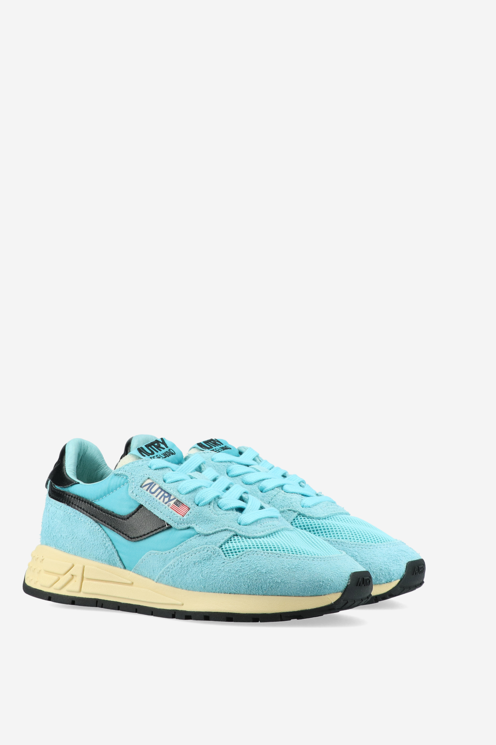 Reelwind low suede mesh sneakers