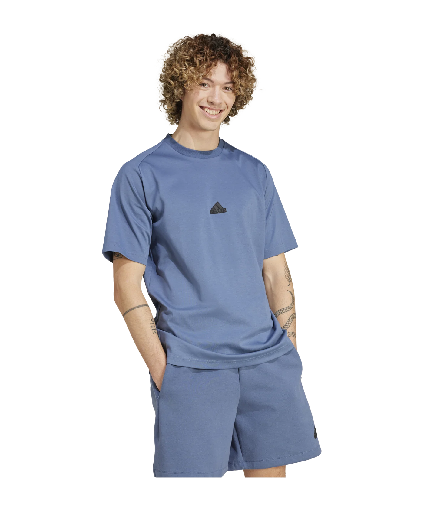 adidas Z.N.E. T-Shirt Blau