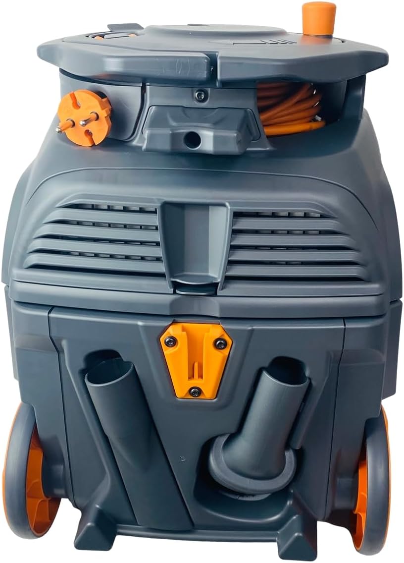 JaTop Staubsauger Kesselsauger TASKI Aero 15 Plus Euro,Grau Orange, Flüstermotor inkl Duft & 5 kompatible Staubsaugerbeutel