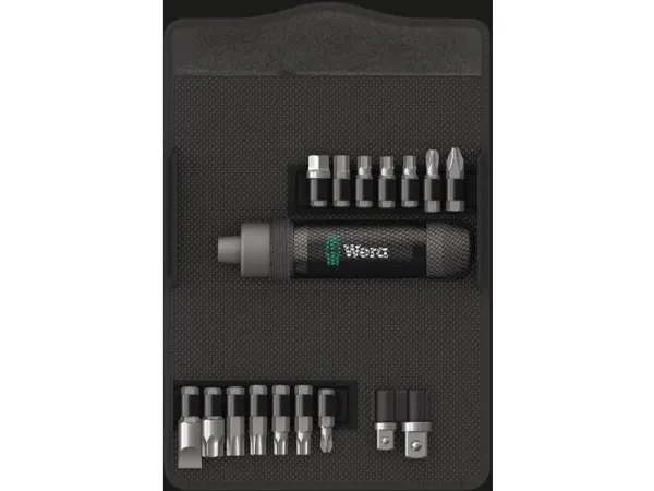 Wera 05072017001, 16 stk, Hexadecimal (metrisk), Phillips, Torx, PH 2, PH 3, PH 4, 2,5,6,7,8 mm, TX30, TX40, TX45, TX50, CE, GS, DVE