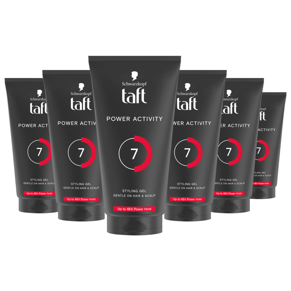 6x Taft Styling Gel Power Active150 ml