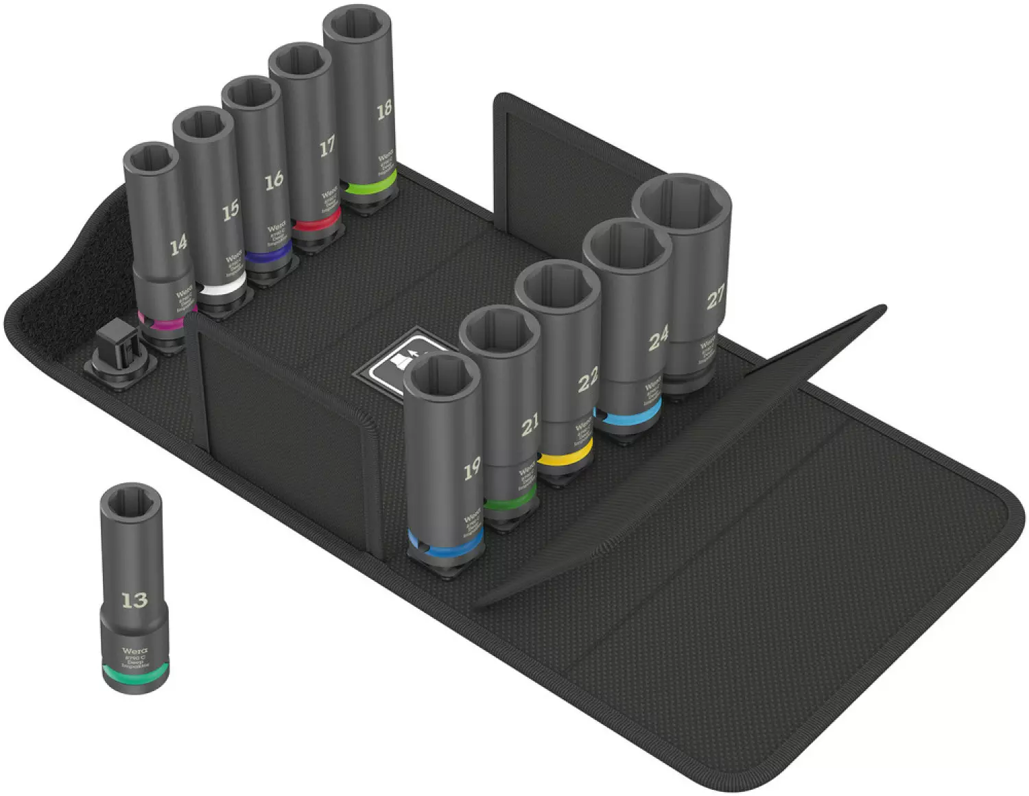 Wera 05004841001 8790 C Impaktor Deep Set 1 11-delige Dopsleutelset -  1/2