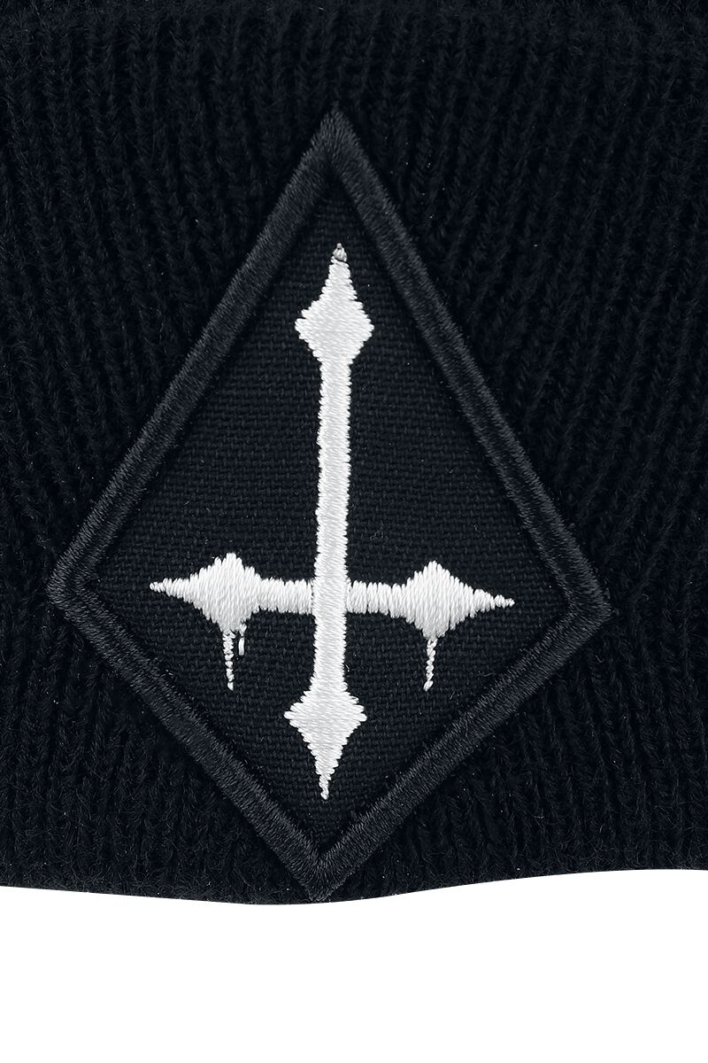 Bonnet avec croix | Black Blood by Gothicana Bonnet