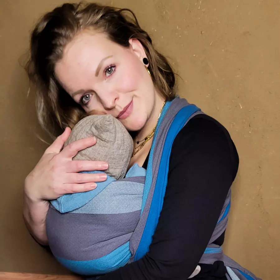 Hoppediz Babytragetuch Gewebtes Tragetuch Brighton