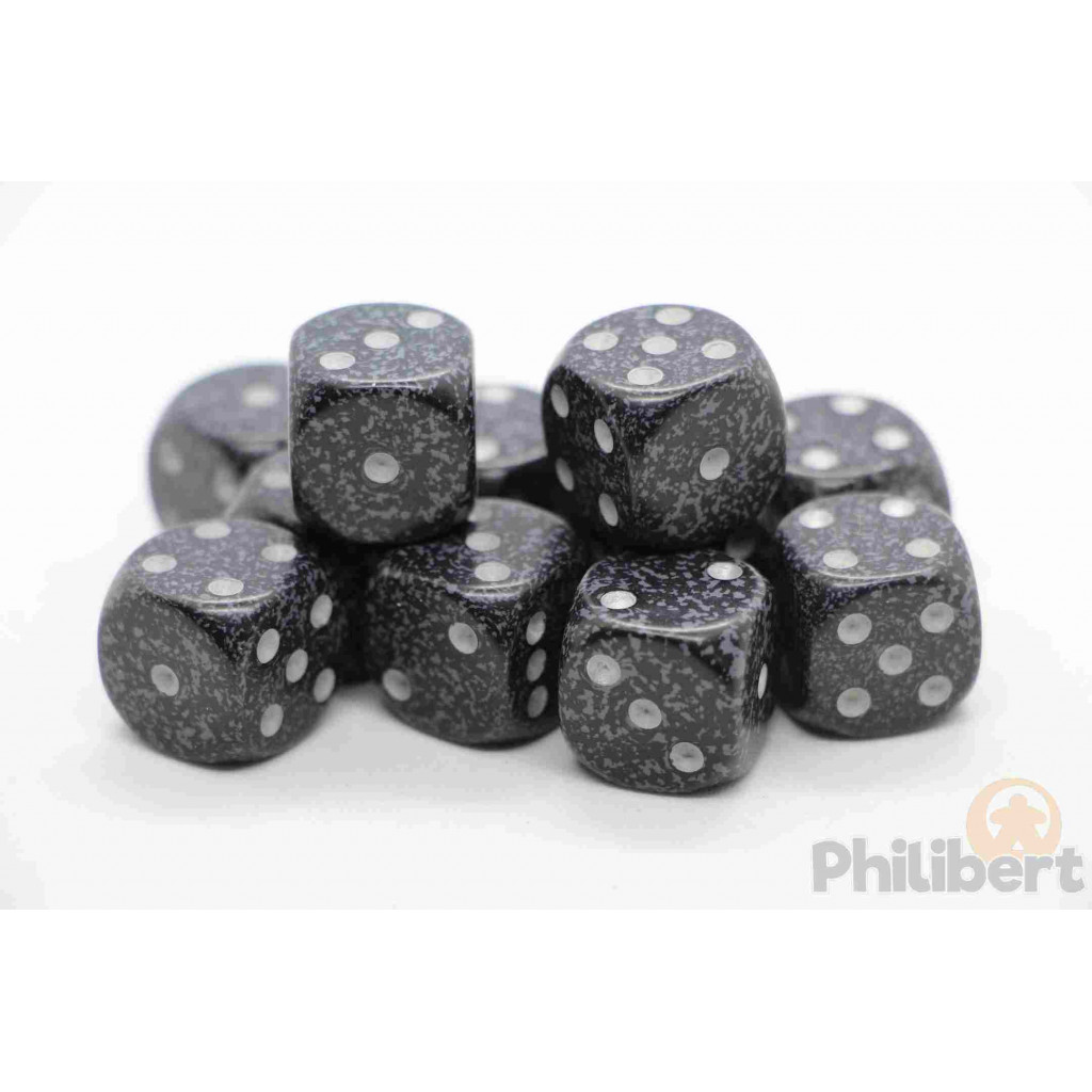 Set de 12 Dés 6 Faces Speckled