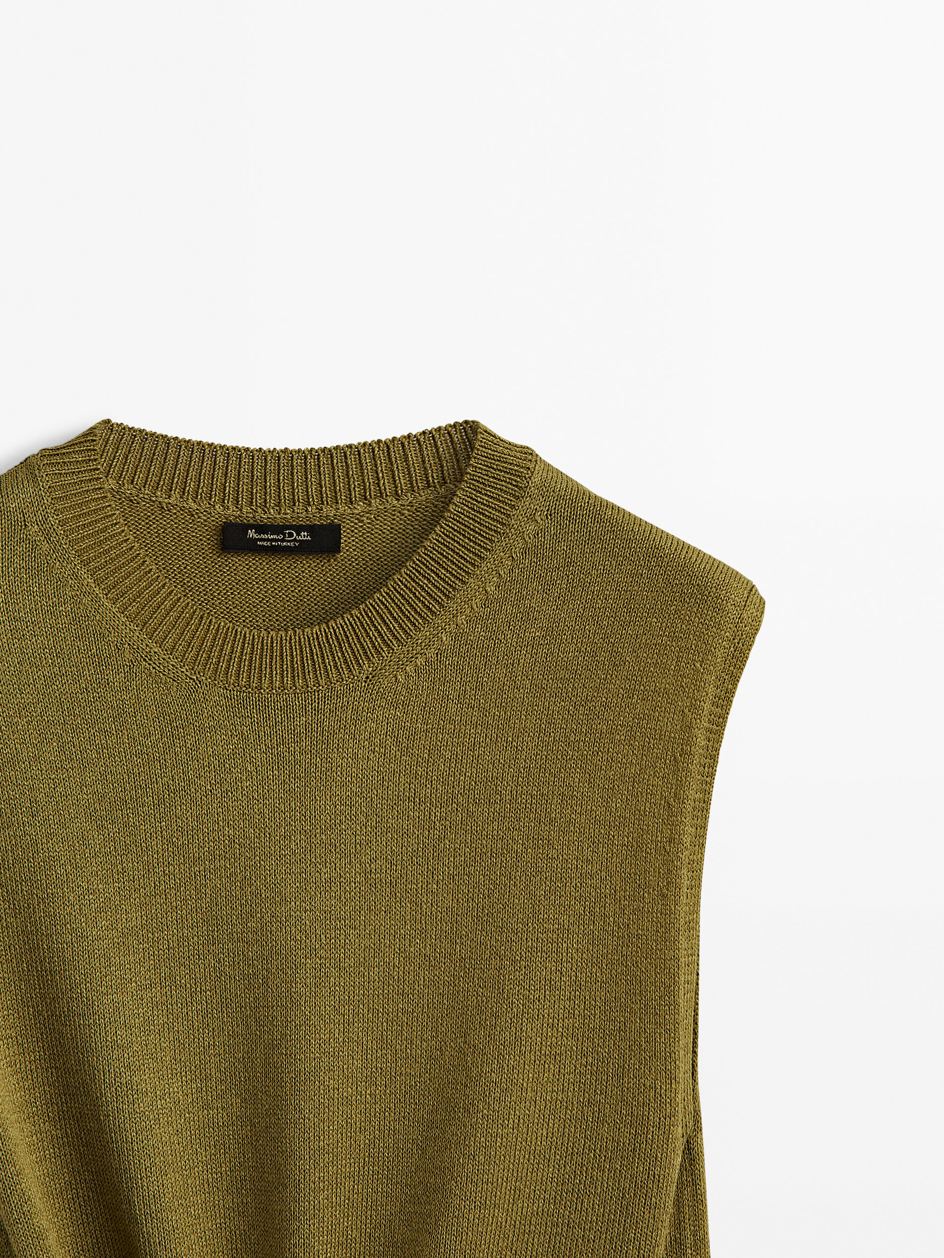 Top com amarração lateral e costura nude - OLIVA