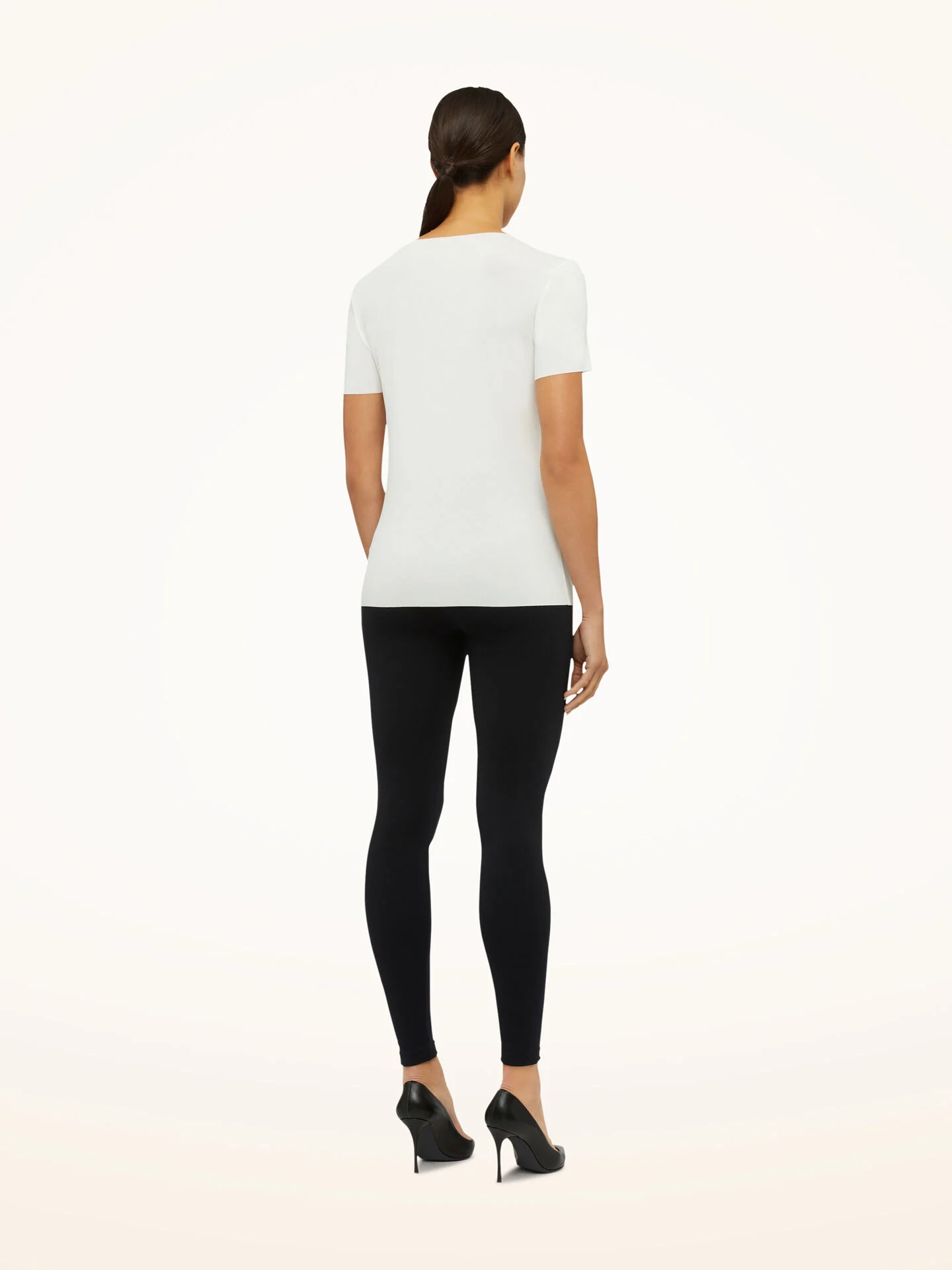 Aurora Pure Shirt - Tee-shirt droit encolure ronde | Blanc