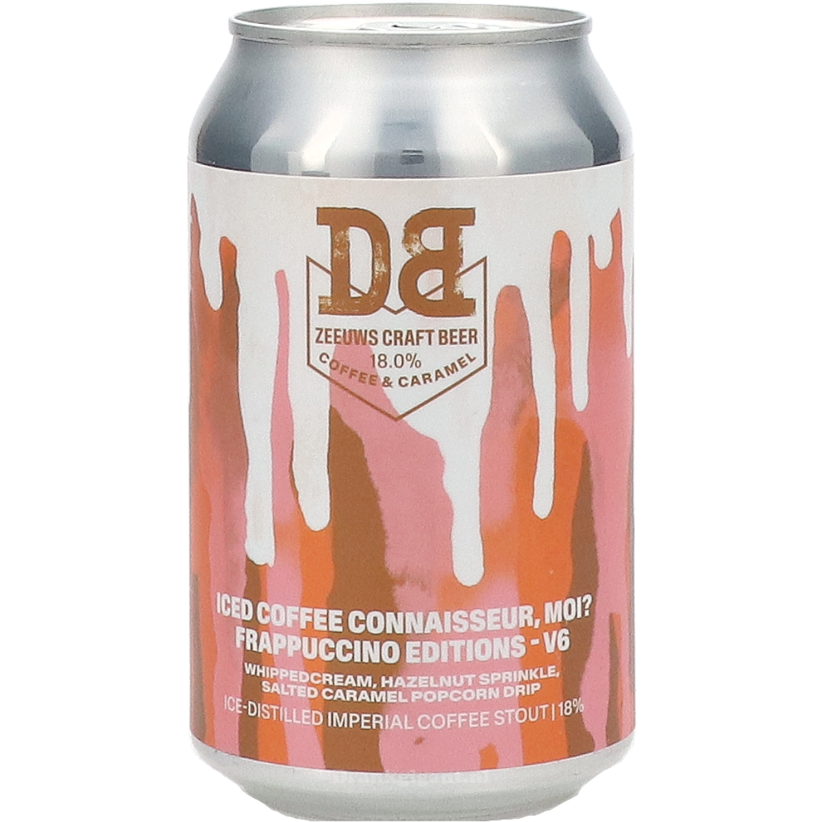 Dutch Bargain iced Coffee Connaisseur, Moi? Frappuccino V6 Stout 33 cl