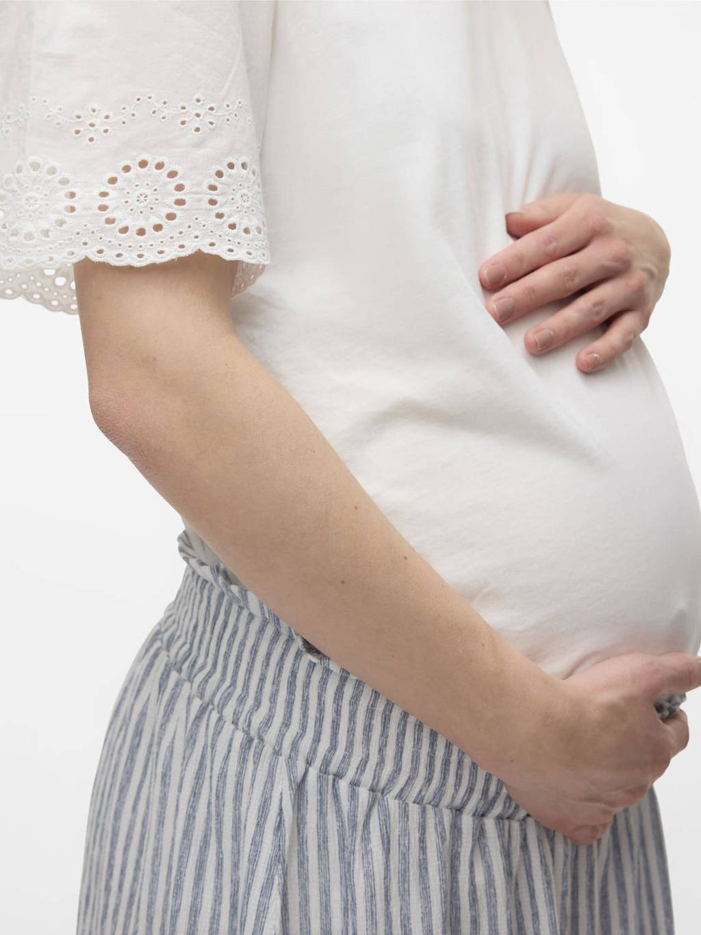 VERO MODA MATERNITY zwangerschapsblouse VMMEMILY wit