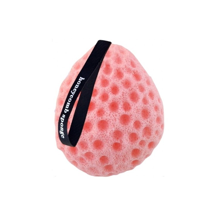 Ecarla Honeycomb Badeschwamm Pink 1 Stück