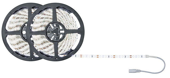 Strip LED intégré autocollant SimpLED Paulmann 25,5W 3100lm blanc mat blanc froid L.10m x H.0,3 x P.0,3cm