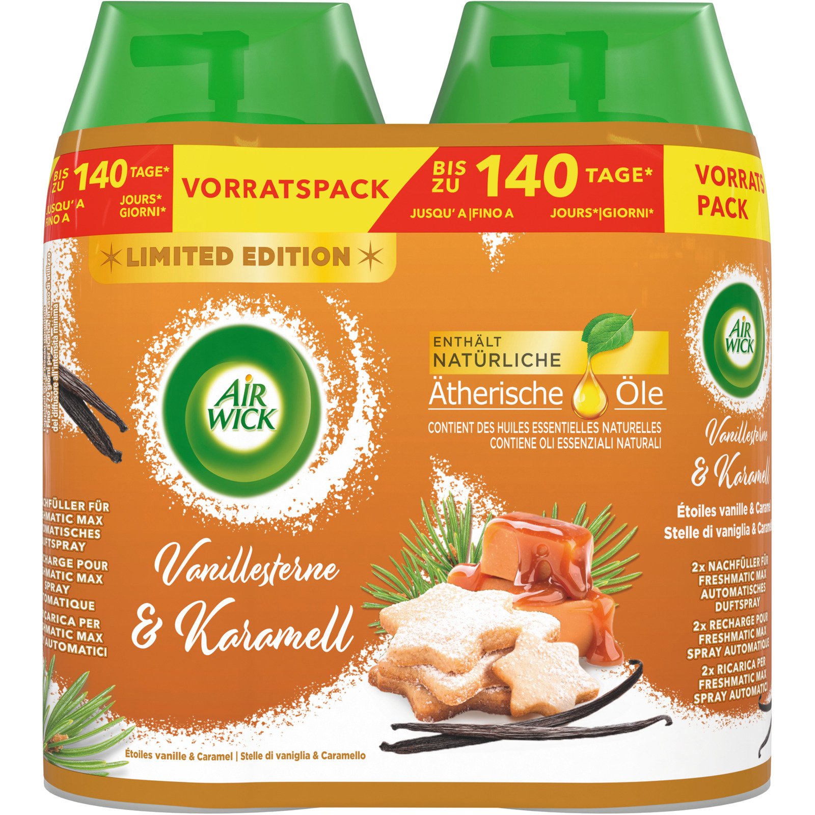 Airwick Fresh Refill Vanillestern 2 x 250 ml
