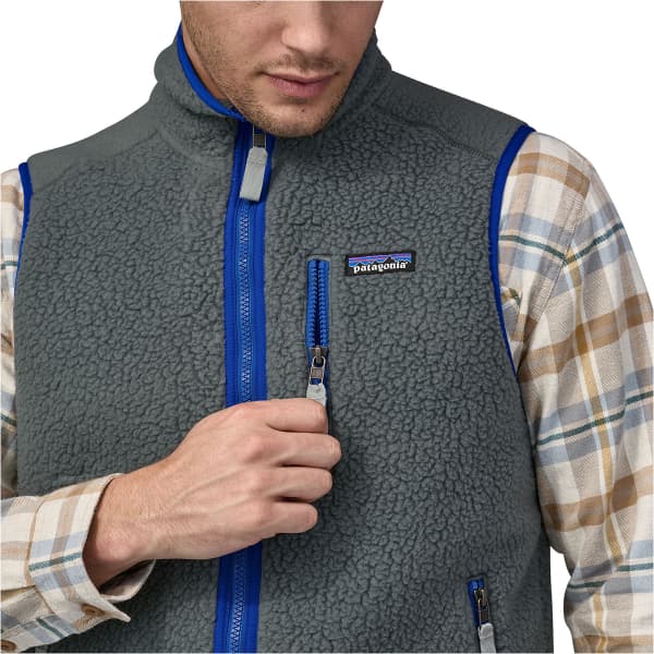 Veste polaire PATAGONIA M'S RETRO PILE VEST NOUVEAU GREEN