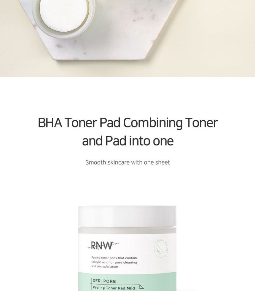 RNW-DER. PORE Peeling Toner Pad Mild