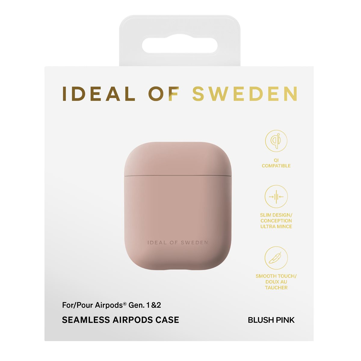 AirPods (1. & 2. Generation) Hardcase Hülle Seamless Case (IDSAPCAG22-408) - Blush Pink