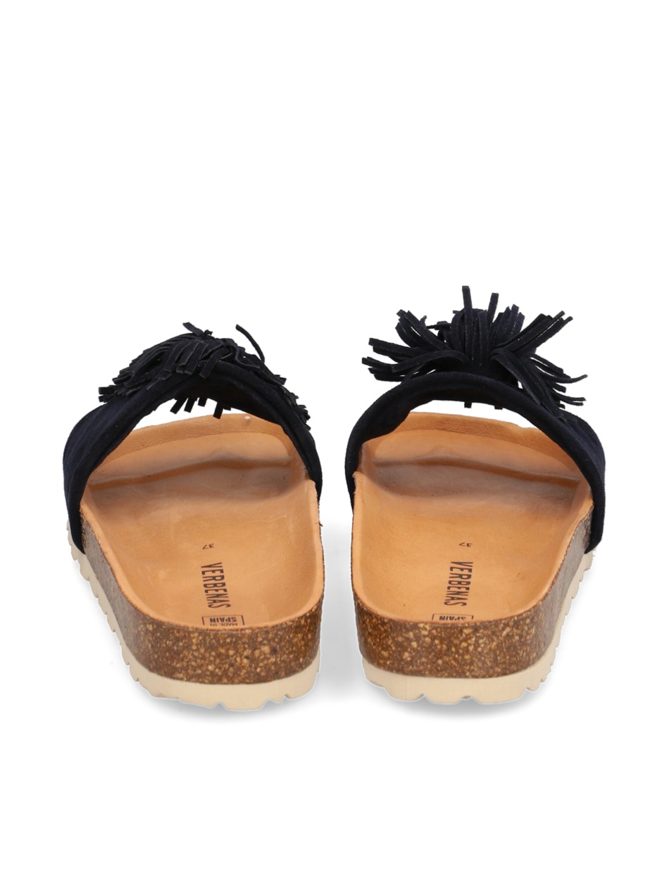 Veloursleder Pantoffel