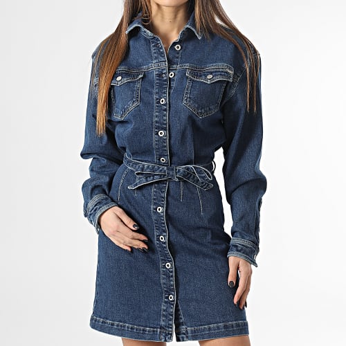 Robe Jean Femme Selena PL953197 Bleu Denim