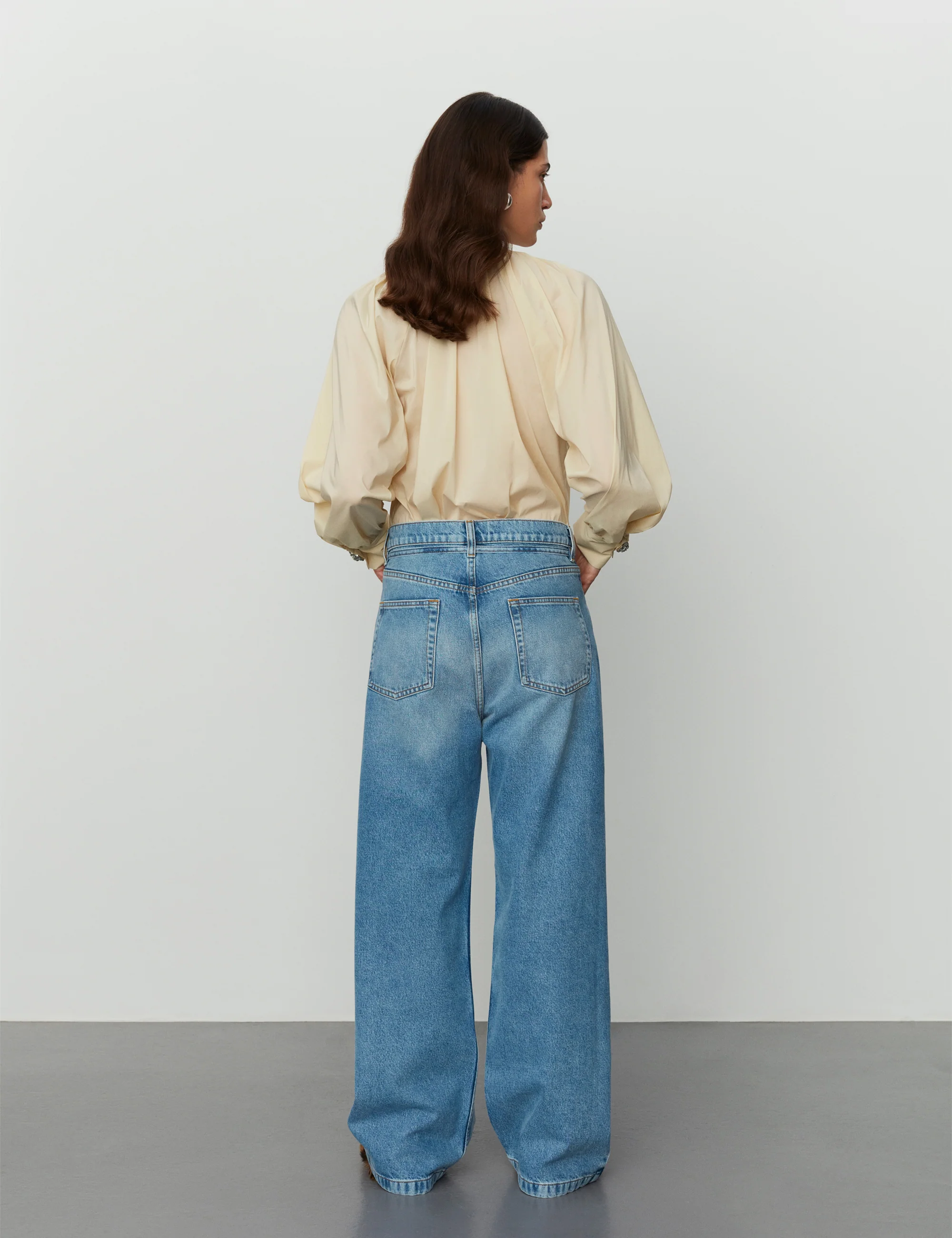 DAY Birger et Mikkelsen  Elijah Blue Soft Denim wide leg jeans - Light Blue