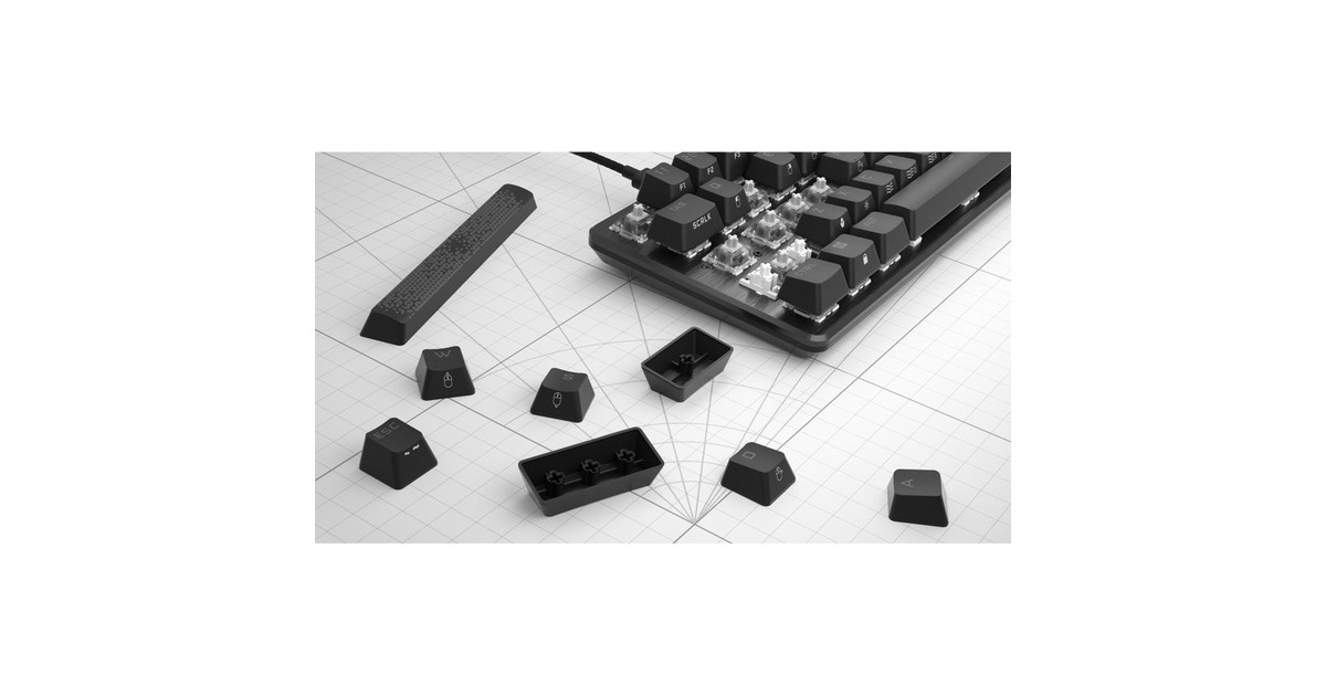 CorsairK65 PRO MINI, gaming toetsenbord  (Zwart, US lay-out, Corsair OPX, RGB leds, 65%, PBT double-shot)