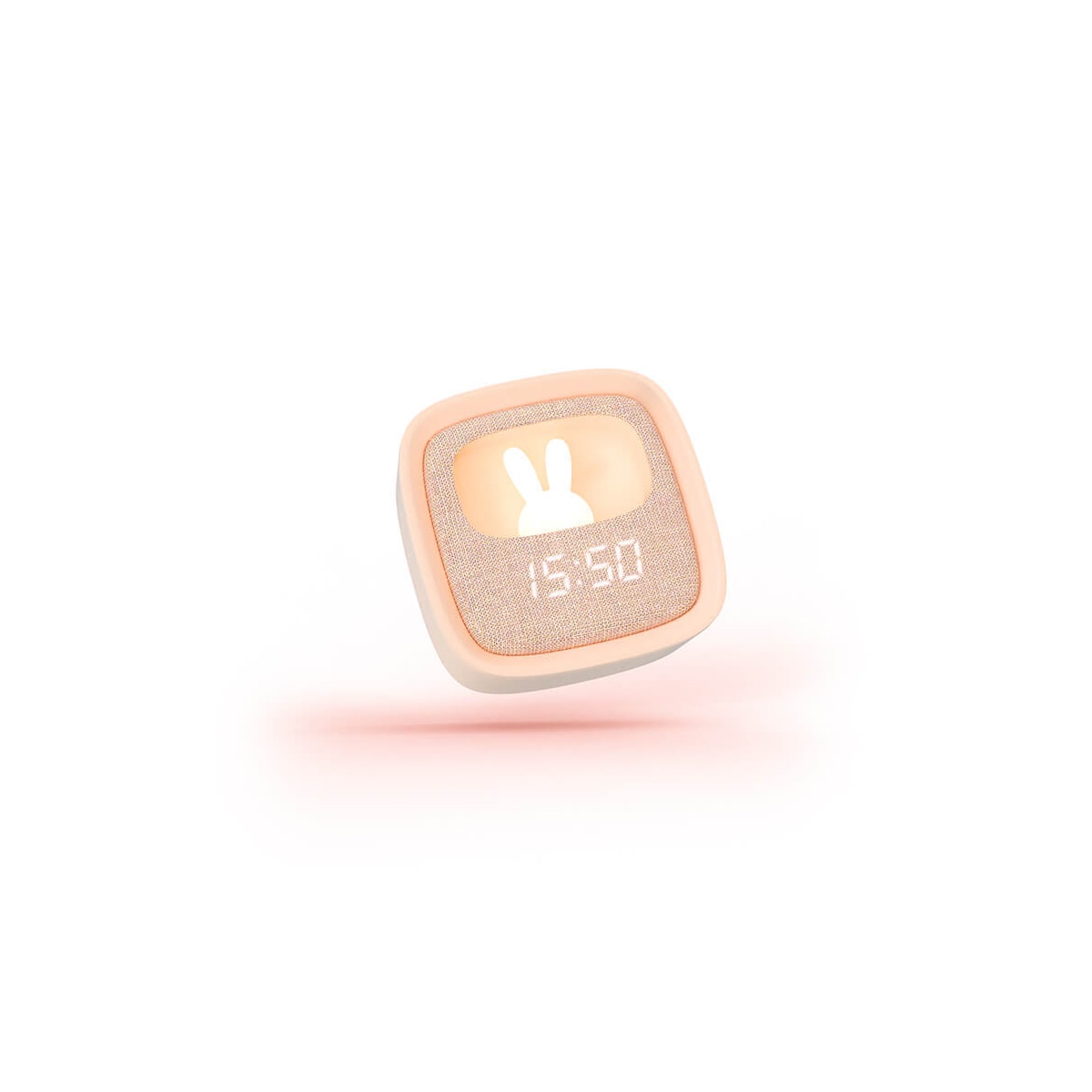 Vekkerklokke med Lys Billy Clock Rosa