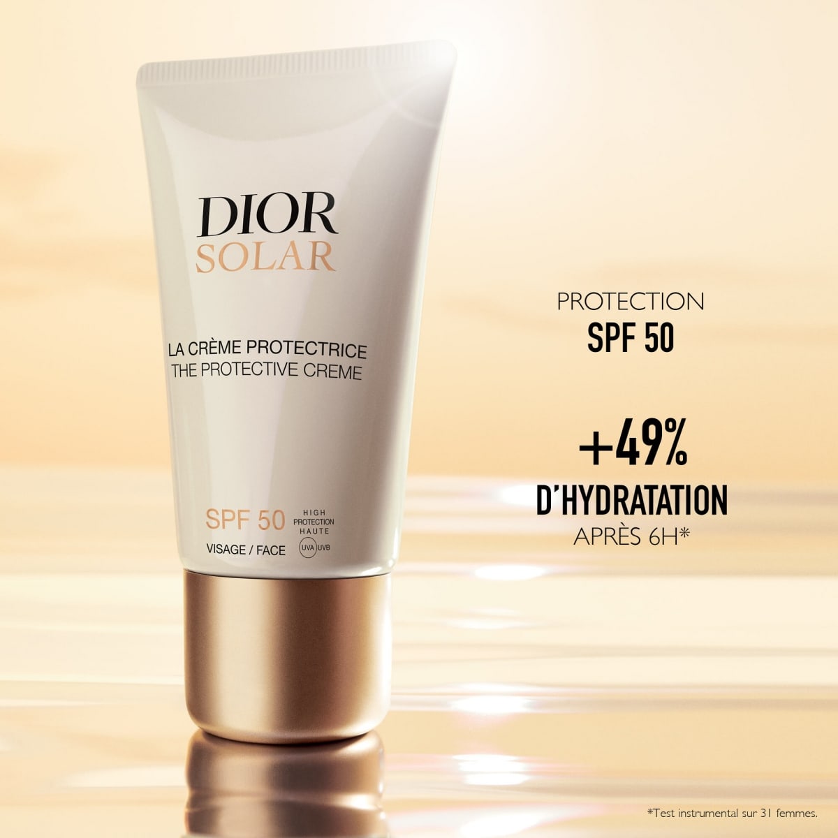 Dior Solar Dior Solar La Crème Protectrice VIsage SPF 50 Crème Solaire Visage Haute Protection