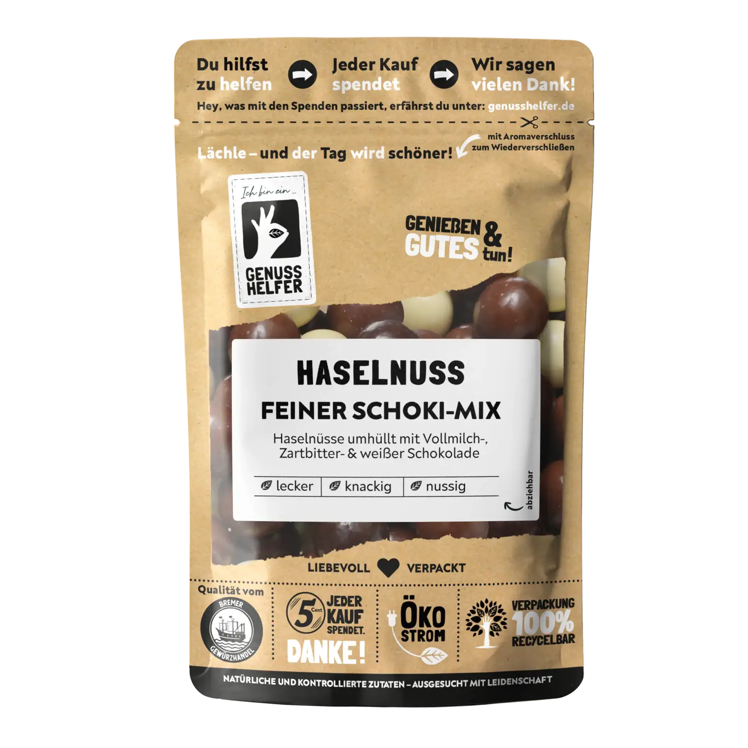 Haselnuss feiner Schoki-Mix