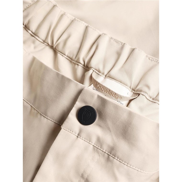KnowledgeCotton Apparel Vent Canvas 200 Classic Shorts Light Feather Gray
