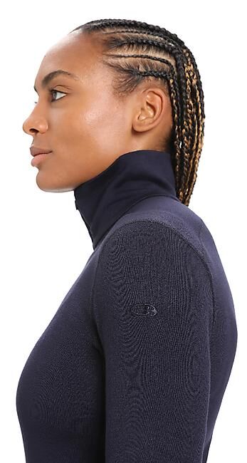 ICEBREAKER - T-SHIRT ML DEMI ZIP TECH 260 HALF ZIP W