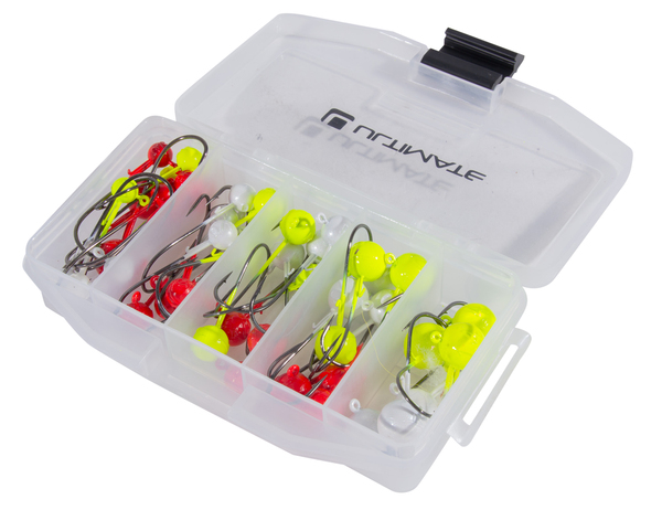 Boîte de têtes plombées en plomb multicolores Ultimate (3.5-14g) (45pièces)