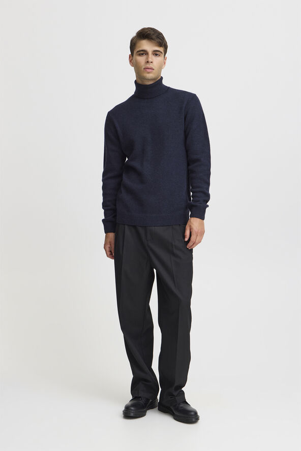 Casual Friday CFKARL roll neck bounty knit Navy blazer