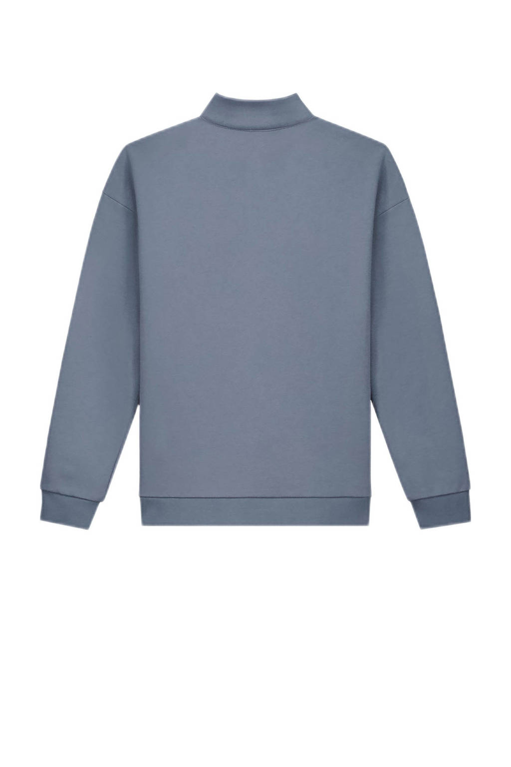 NIK&NIK sweater Hugo grijsblauw
