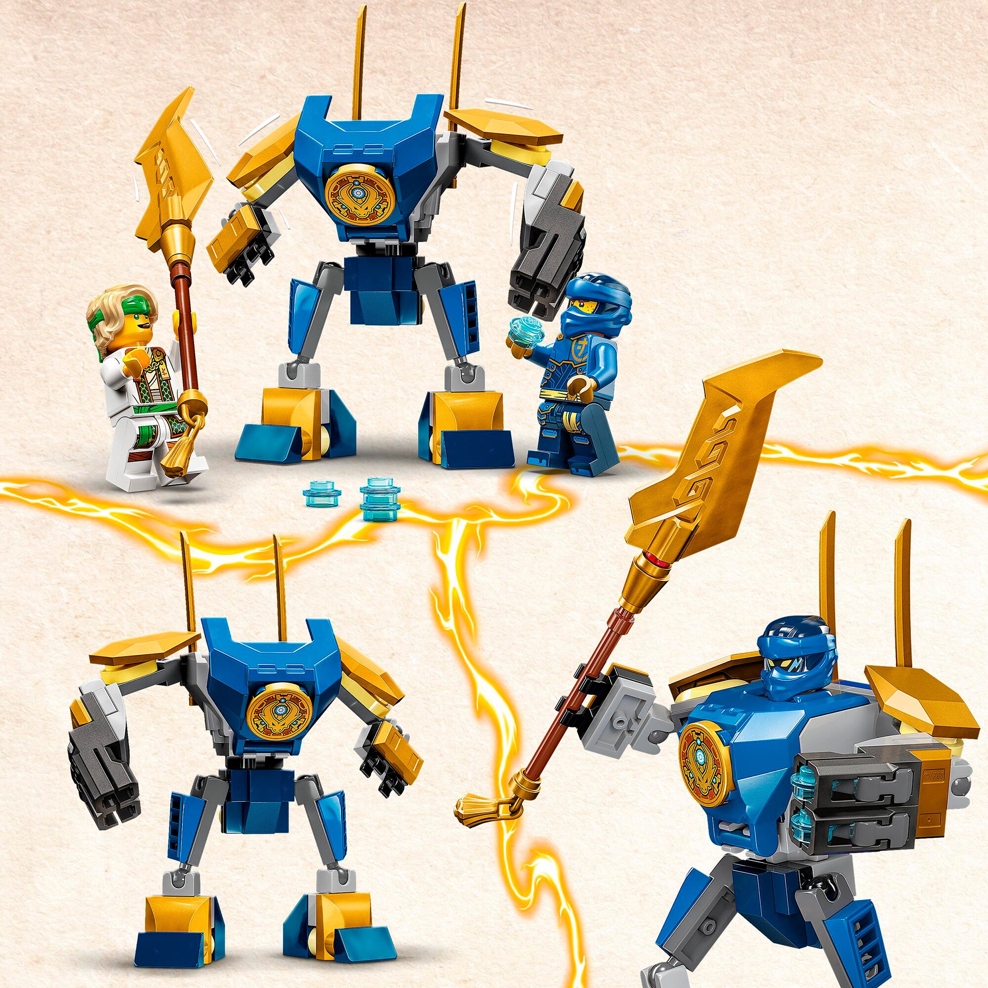 LEGO Konstruktionsspielzeug Ninjago Jays Battle Mech