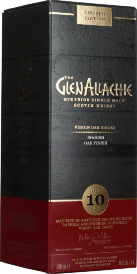 GLENALLACHIE 10 YEARS SPANISH VIRGIN OAK 70CL