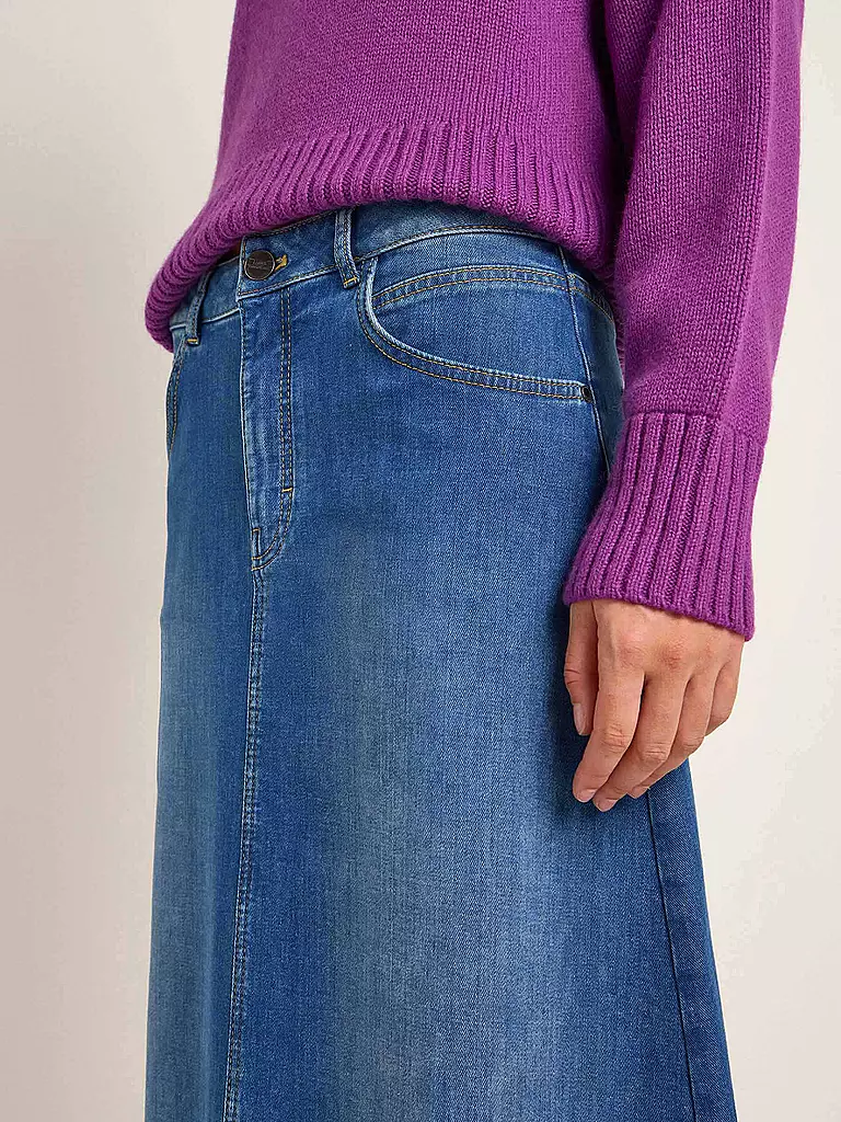 LANIUS Jeansrock blau