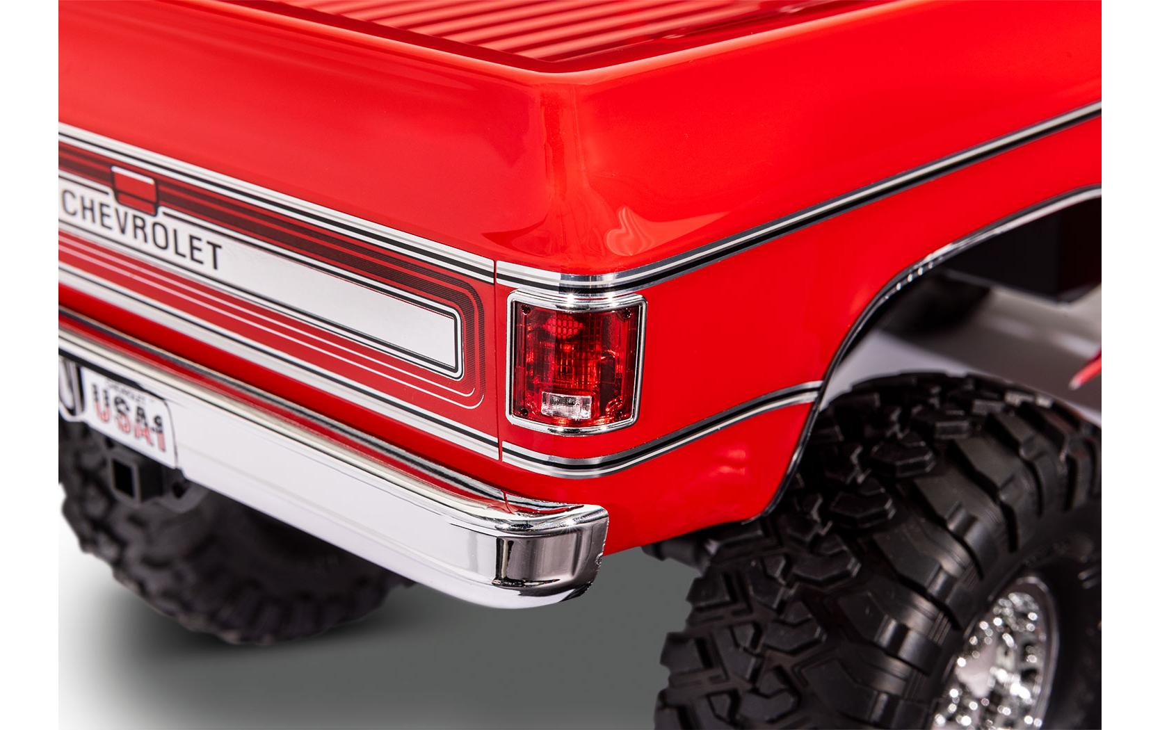 Scale Crawler TRX-4 Chevy K10 Schwarz ARTR, 1:10<br>Rockcrawler mit Chevrolet Squarebody Pickup Karosserie