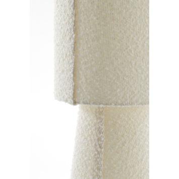 Tafellamp Fenna crème Ø11 x 30 cm
