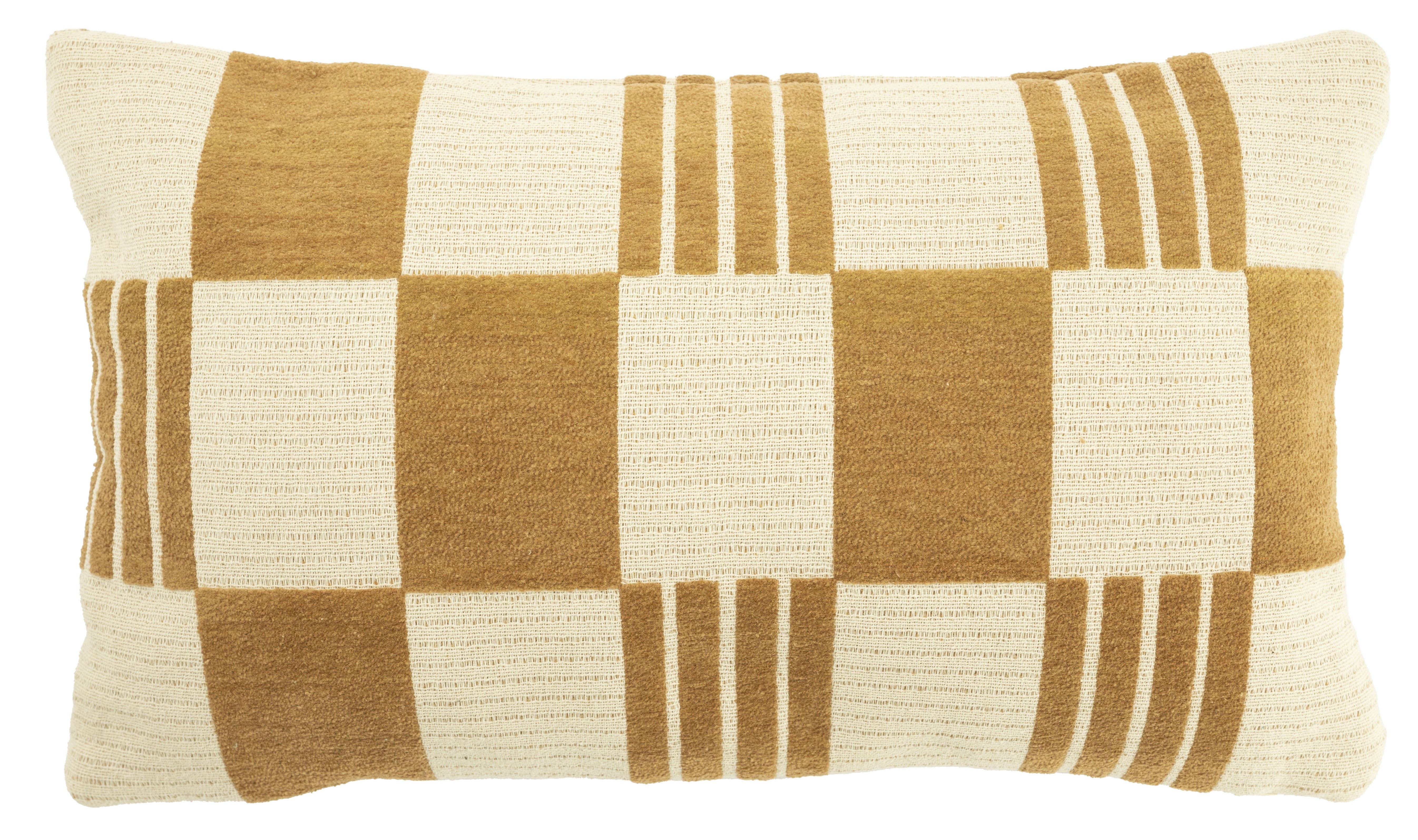 Sierkussen 250101 mustard Twist B55 x D35 cm