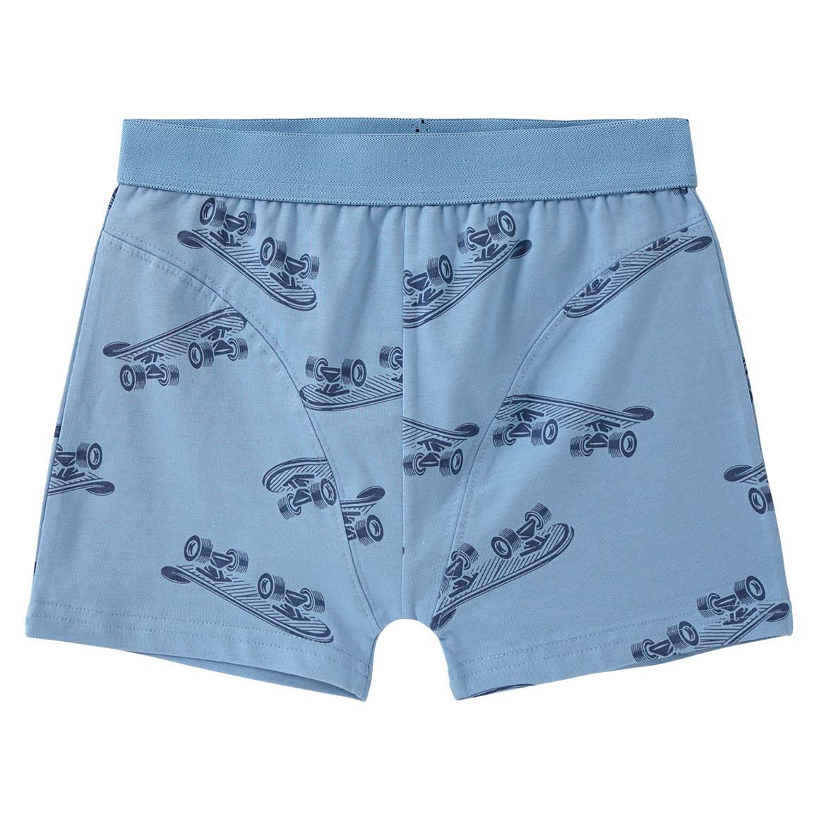 Yigga 3 Jungen Boxer mit Bio-Baumwolle dunkelgrün / hellgrün / blau