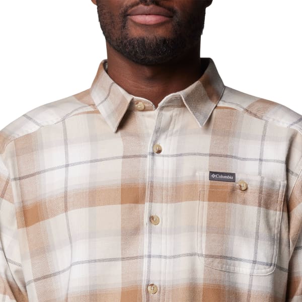 Chemise COLUMBIA CORNELL WOODS FLANNEL LONG SLEEVE SHIRT DARK STONE CLASSIC MULTI TARTAN