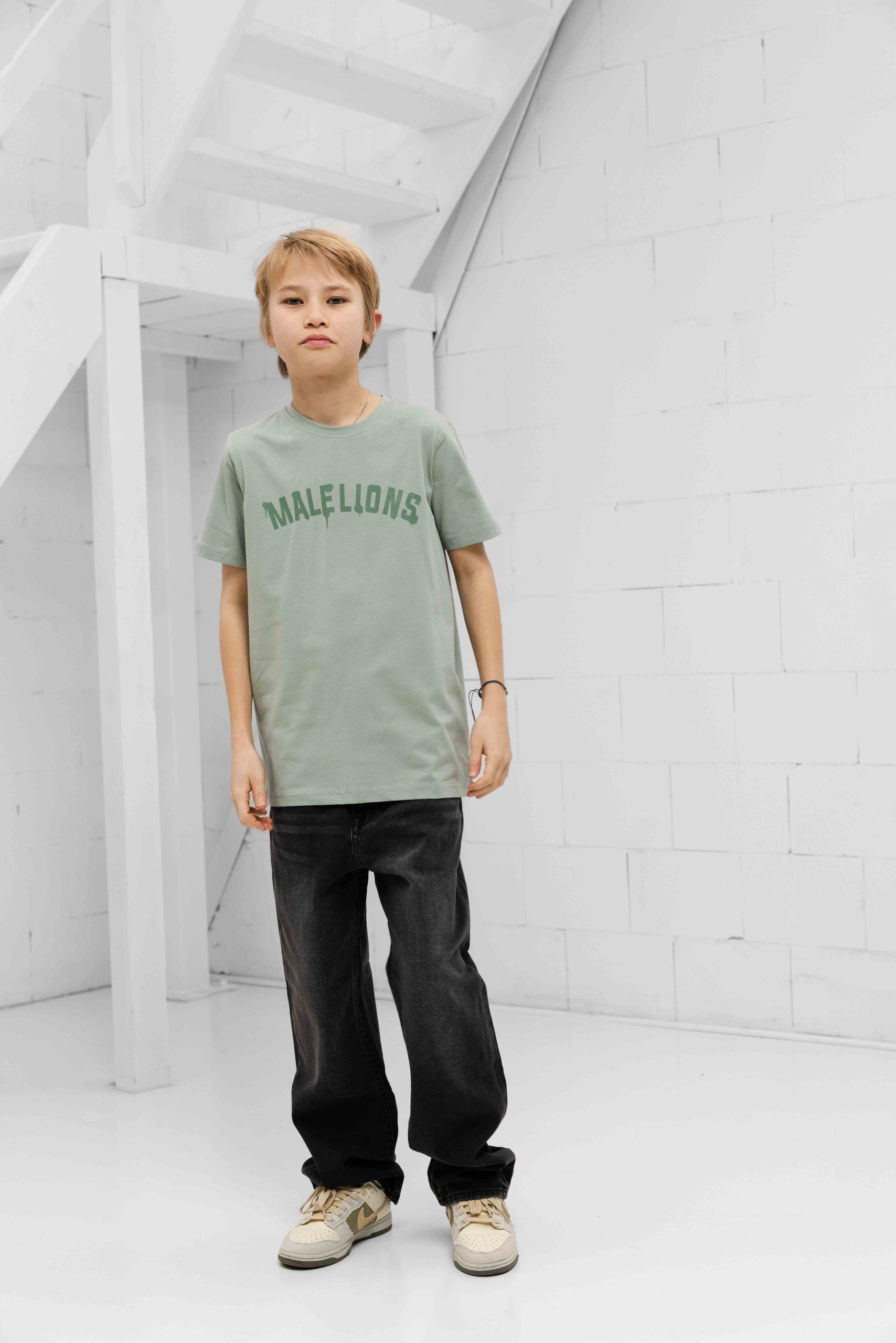 Malelions Paint T-Shirt Kids Groen