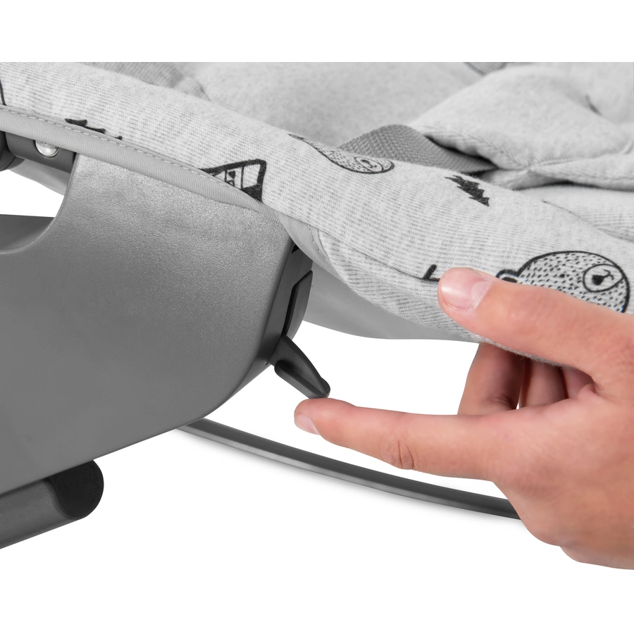 hauck Babyaufsatz Alpha Bouncer Premium Nordic Grey