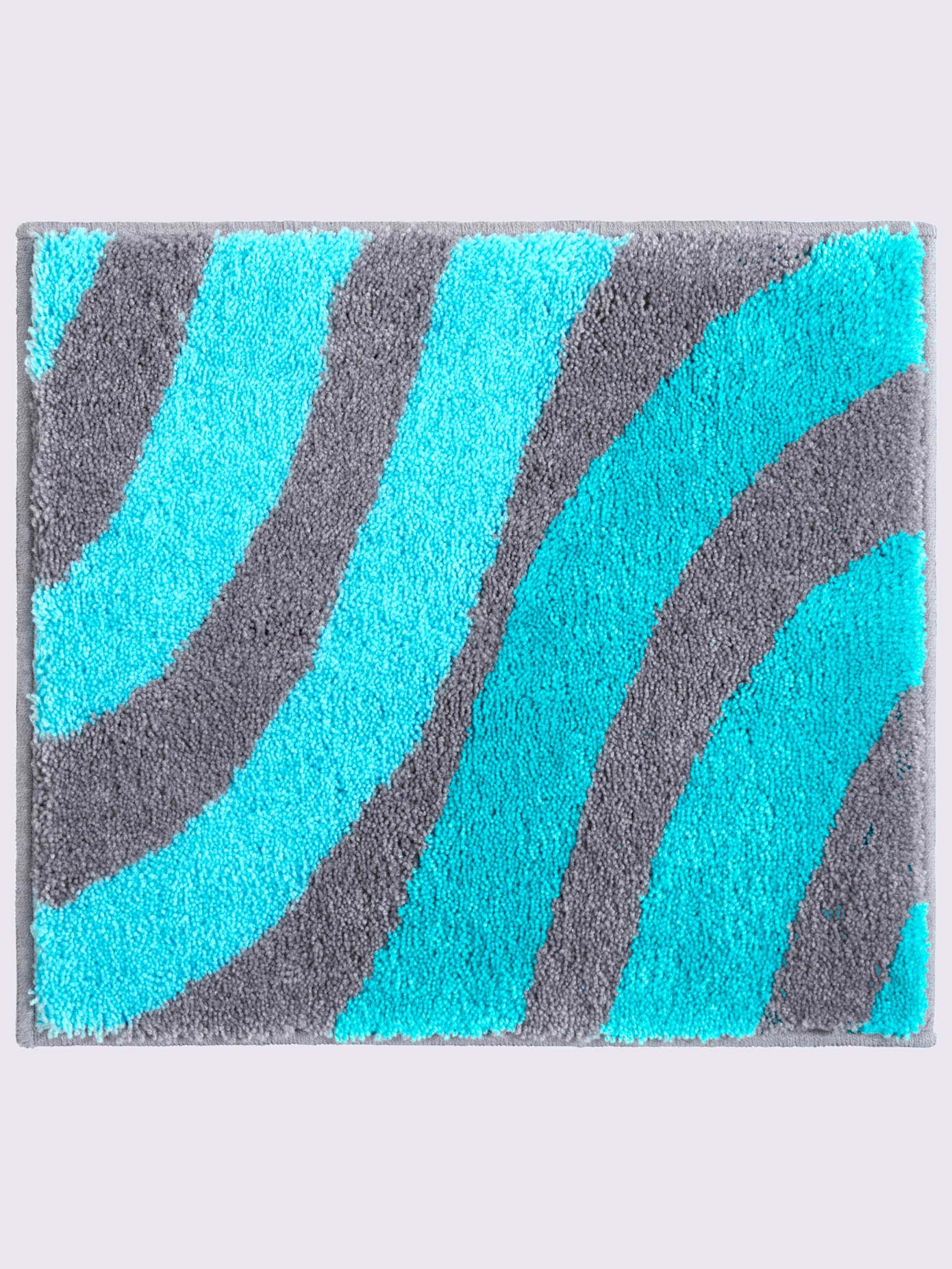 Tapis de bain poils moelleux