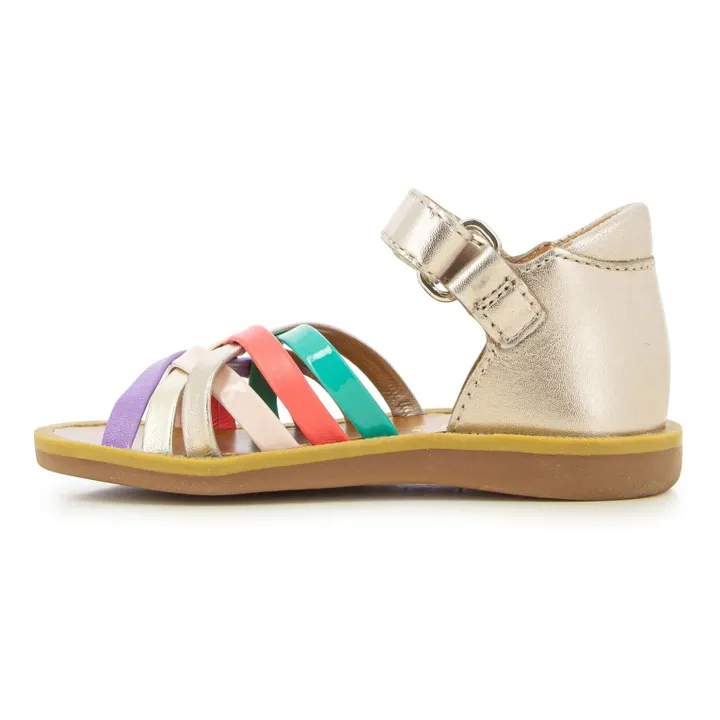 Pom d'Api Sandales Poppy Lux | Or