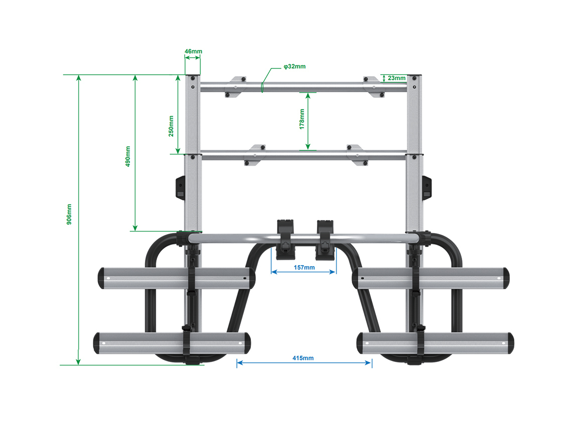 Enduro BS260 fietsendrager - silver