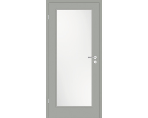 Pertura binnendeur Mila 01 gelakt edelgrijs 86x198,5 cm links met lichtuitsparing HL (zonder glas)