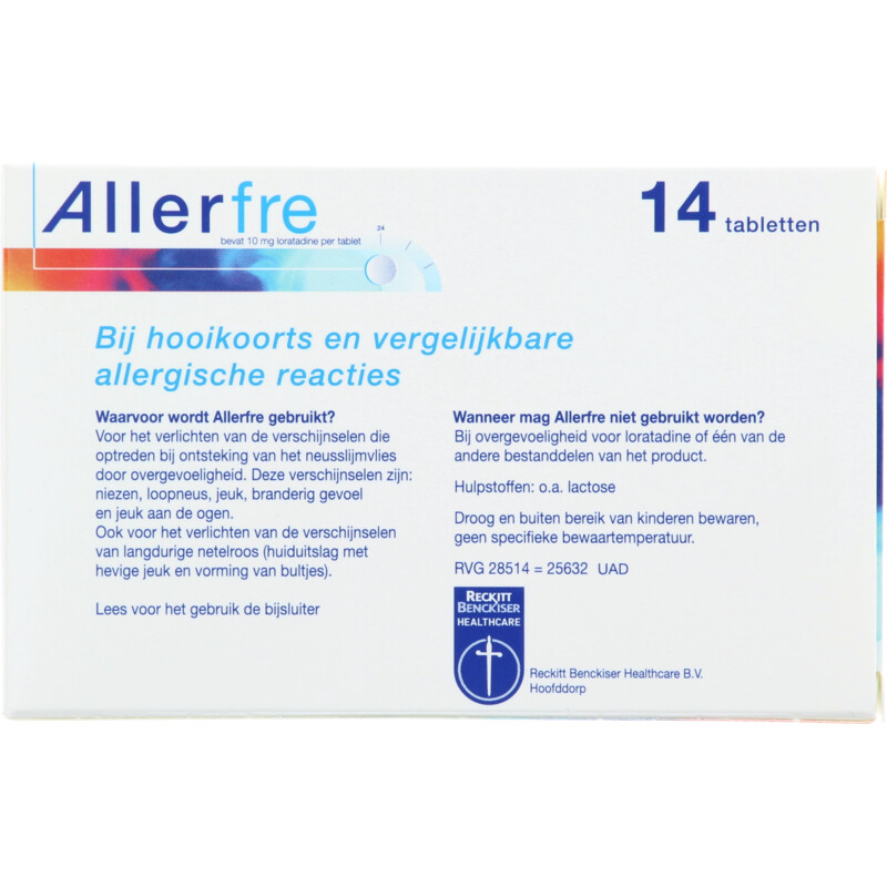 Allerfre Hooikoorts & allergie tabletten