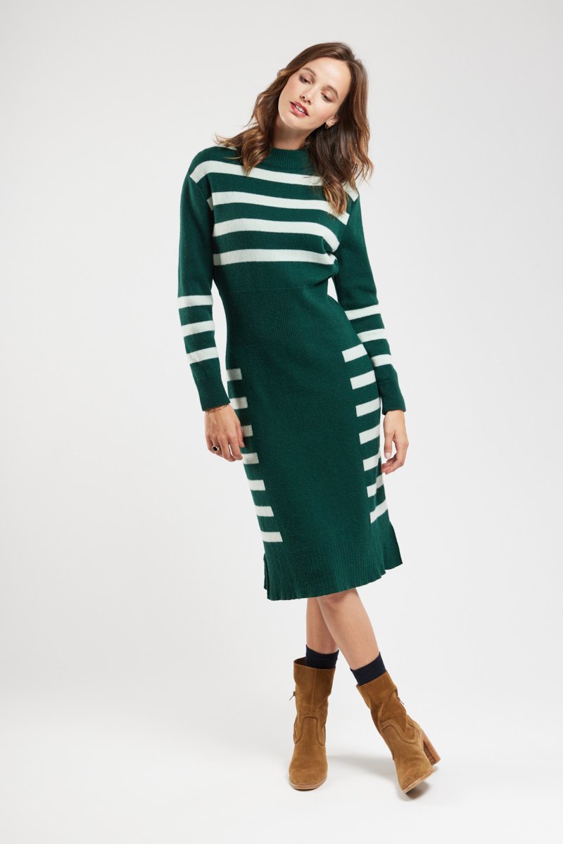 La robe pull Amor-lux X Nolwenn Faligot